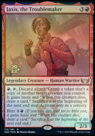 Jaxis, the Troublemaker [Streets of New Capenna Prerelease Promos] | Gaming Infinity