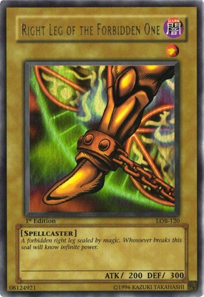 Right Leg of the Forbidden One [LOB-120] Ultra Rare | Gaming Infinity