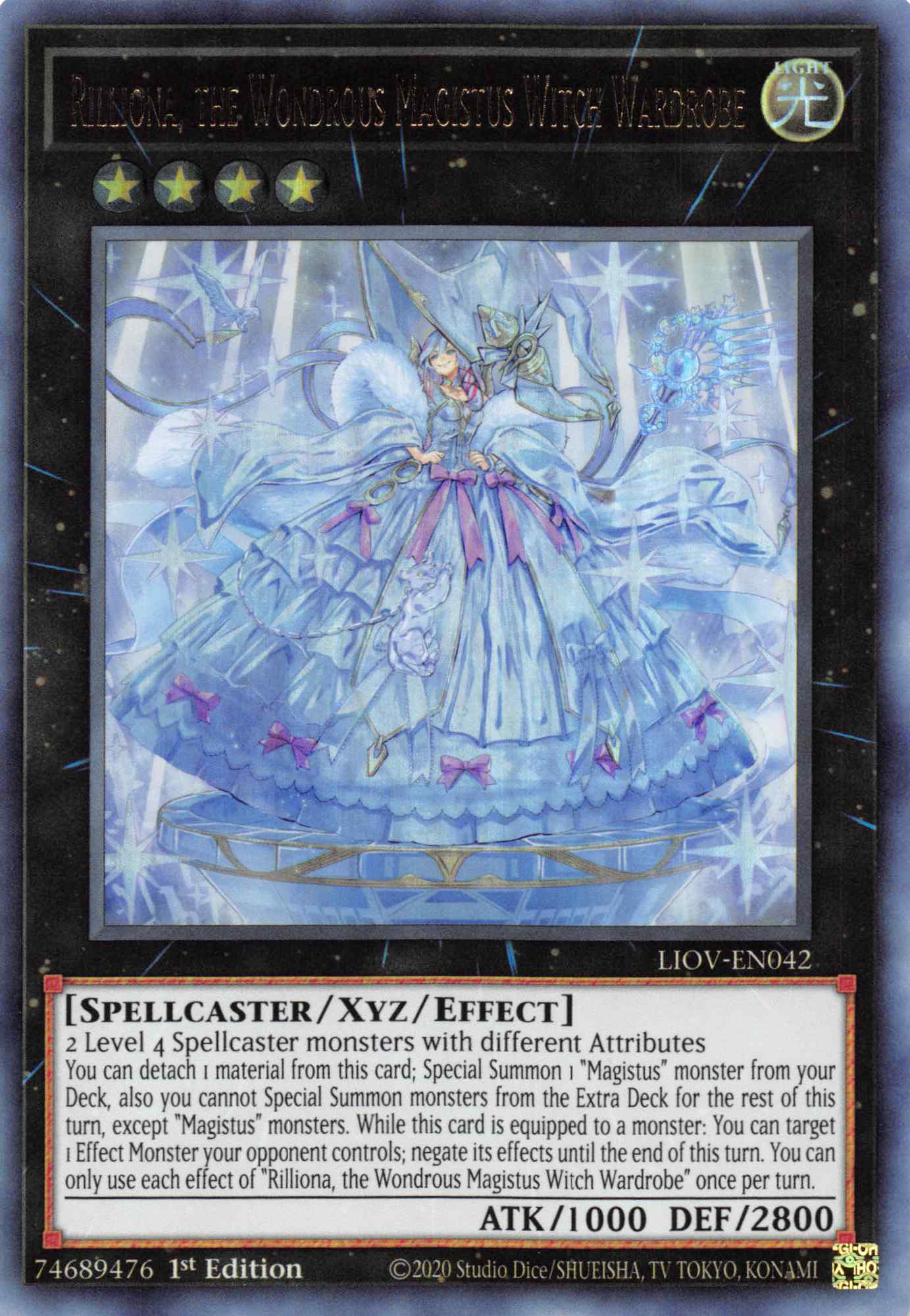 Rilliona, the Wondrous Magistus Witch Wardrobe [LIOV-EN042] Ultra Rare | Gaming Infinity