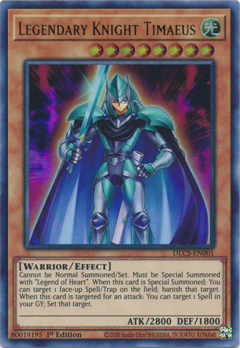 Legendary Knight Timaeus [DLCS-EN001] Ultra Rare | Gaming Infinity