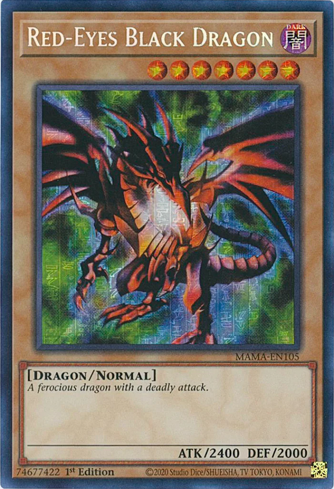 Red-Eyes Black Dragon [MAMA-EN105] Secret Pharaoh's Rare | Gaming Infinity