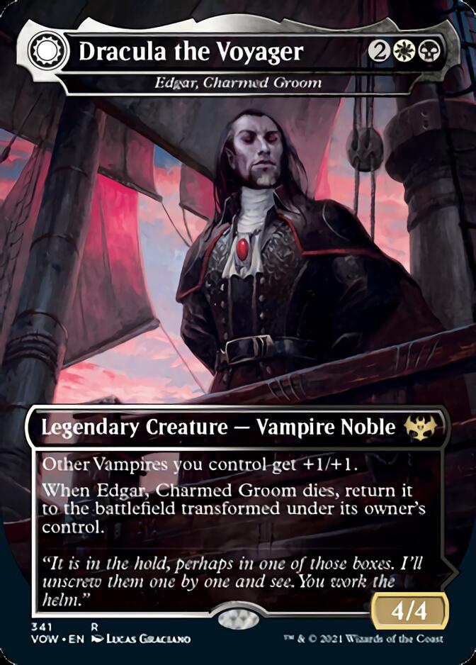 Edgar, Charmed Groom // Edgar Markov's Coffin - Dracula the Voyager // Casket of Native Earth [Innistrad: Crimson Vow] | Gaming Infinity