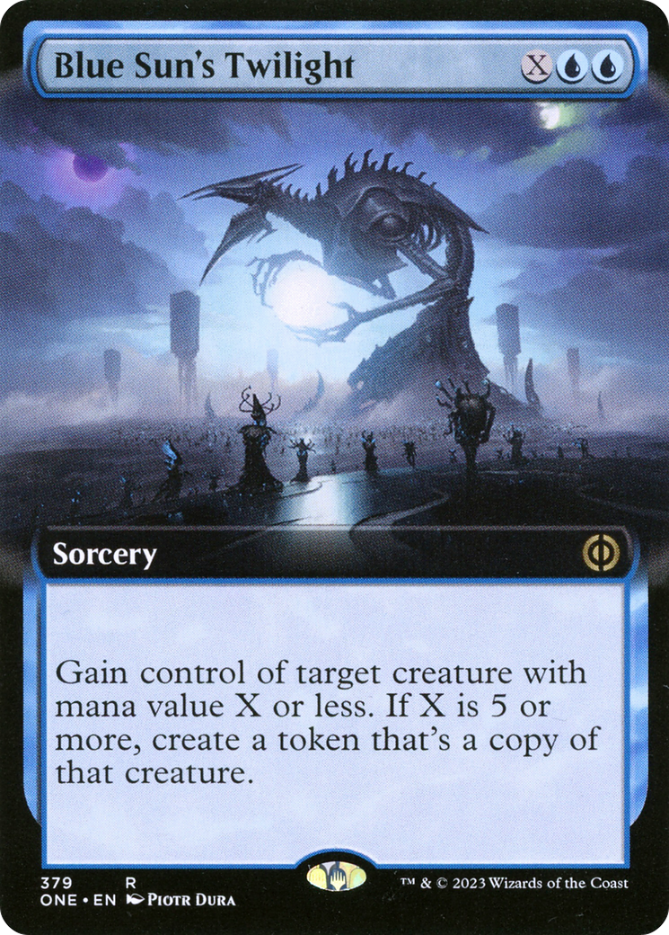 Blue Sun's Twilight (Extended Art) [Phyrexia: All Will Be One] | Gaming Infinity