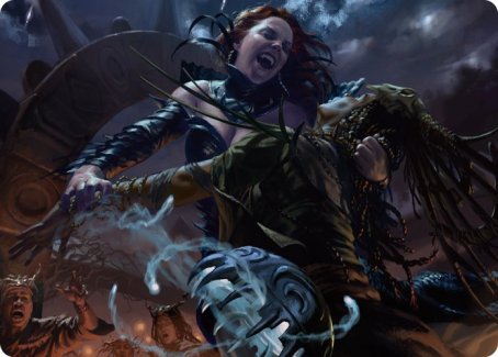 Olivia's Midnight Ambush Art Card [Innistrad: Midnight Hunt Art Series] | Gaming Infinity