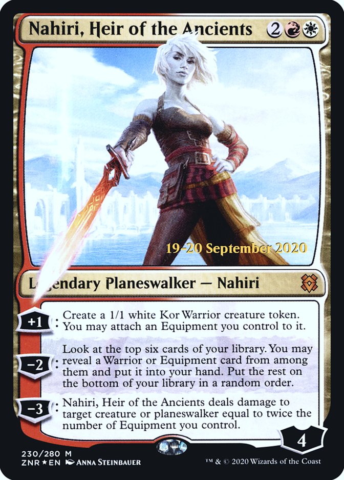 Nahiri, Heir of the Ancients  [Zendikar Rising Prerelease Promos] | Gaming Infinity