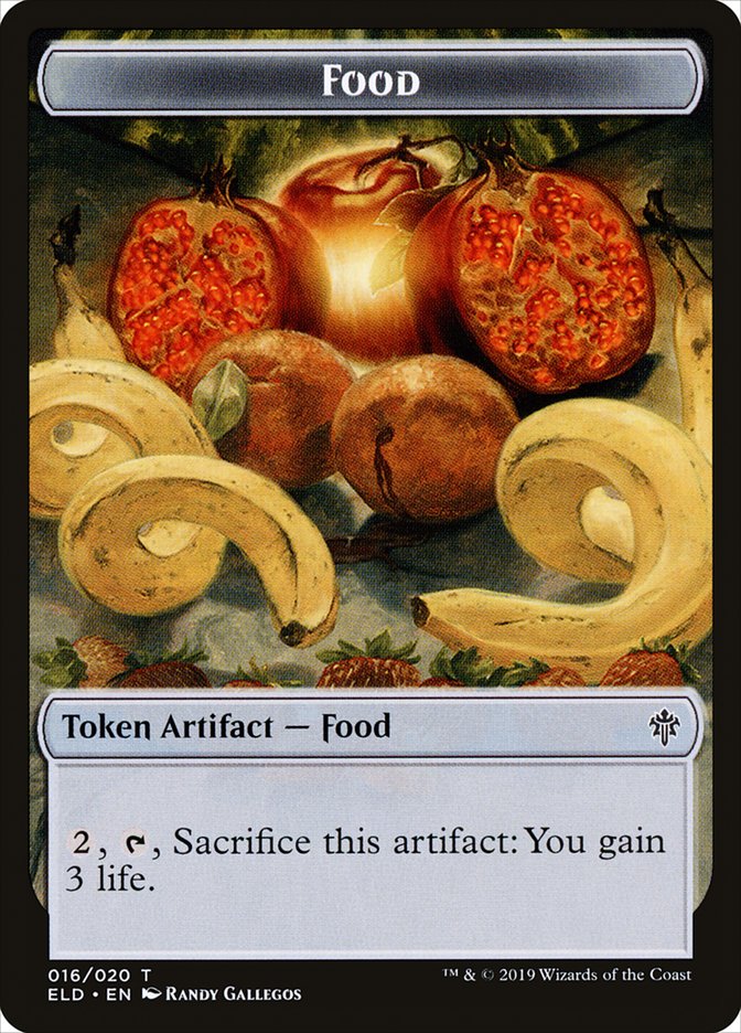 Food (016/020) [Throne of Eldraine Tokens] | Gaming Infinity