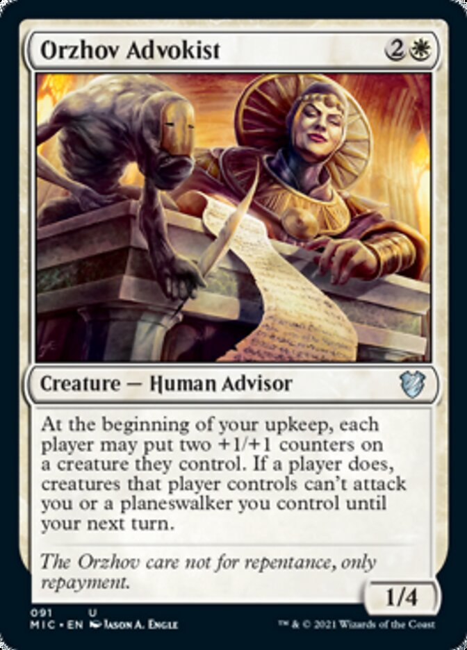 Orzhov Advokist [Innistrad: Midnight Hunt Commander] | Gaming Infinity