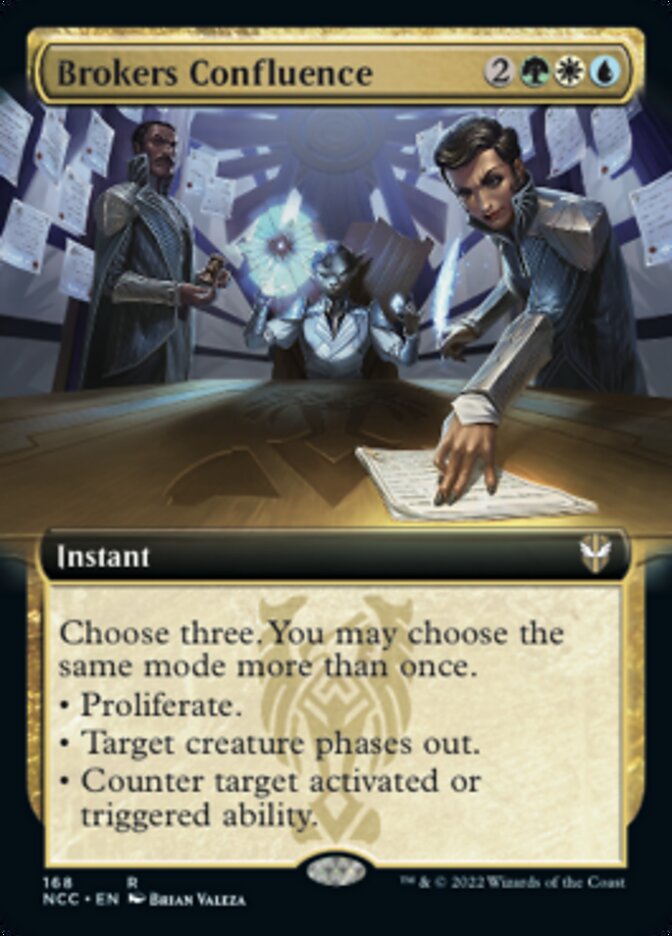 Brokers Confluence (Extended Art) [Streets of New Capenna Commander] | Gaming Infinity