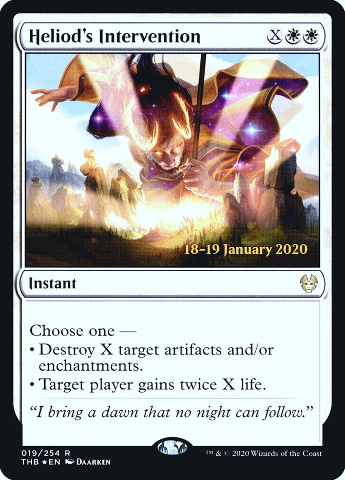 Heliod's Intervention [Theros Beyond Death Prerelease Promos] | Gaming Infinity