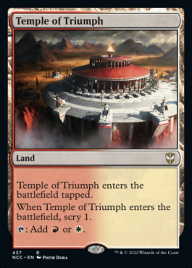 Temple of Triumph [Streets of New Capenna Commander] | Gaming Infinity