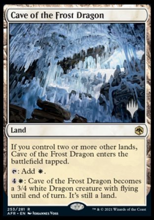 Cave of the Frost Dragon (Promo Pack) [Dungeons & Dragons: Adventures in the Forgotten Realms Promos] | Gaming Infinity