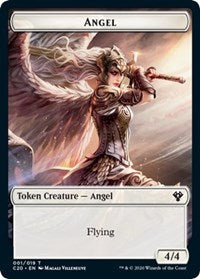 Angel // Elemental (010) Double-sided Token [Commander 2020 Tokens] | Gaming Infinity