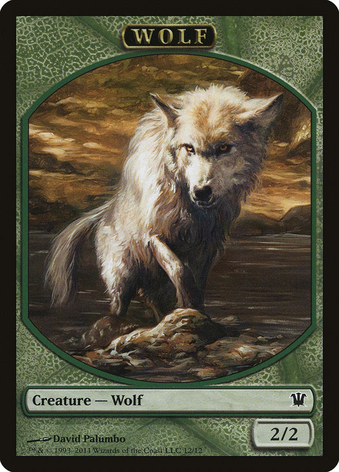 Wolf (12/12) [Innistrad Tokens] | Gaming Infinity