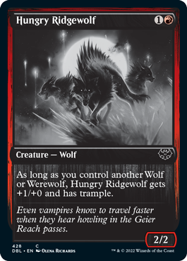 Hungry Ridgewolf [Innistrad: Double Feature] | Gaming Infinity