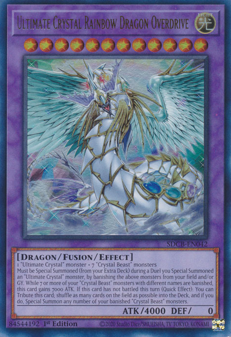 Ultimate Crystal Rainbow Dragon Overdrive [SDCB-EN042] Ultra Rare | Gaming Infinity