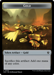 Gold // The Monarch Double-Sided Token [Murders at Karlov Manor Commander Tokens] | Gaming Infinity