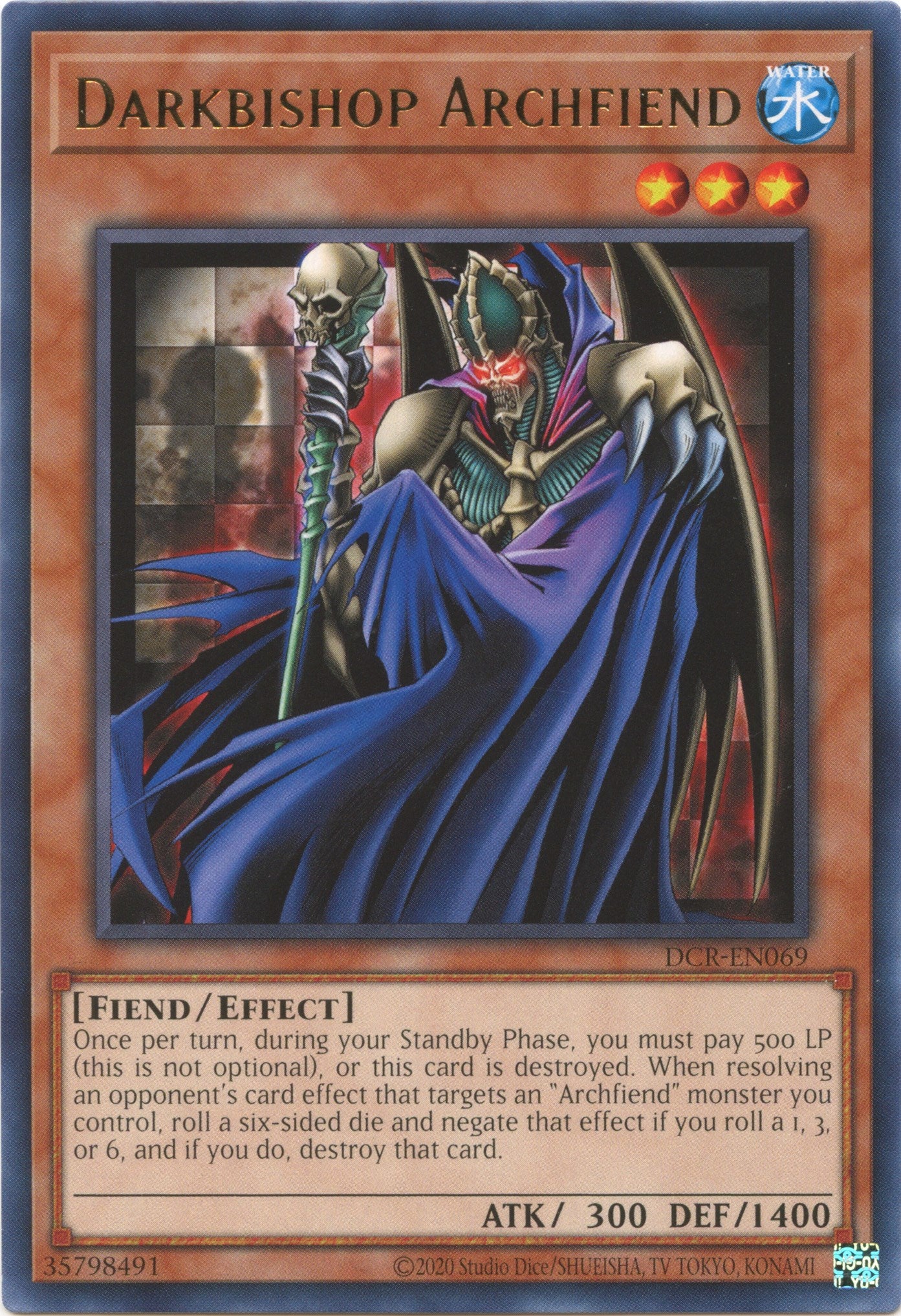 Darkbishop Archfiend (25th Anniversary) [DCR-EN069] Rare | Gaming Infinity