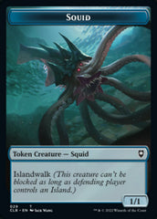 Squid // Copy Double-sided Token [Commander Legends: Battle for Baldur's Gate Tokens] | Gaming Infinity