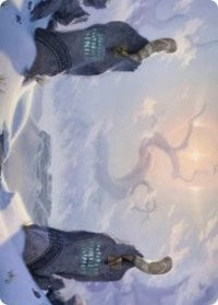 Snow-Covered Plains (276) Art Card [Kaldheim: Art Series] | Gaming Infinity