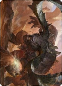 Moraug, Fury of Akoum Art Card [Zendikar Rising Art Series] | Gaming Infinity