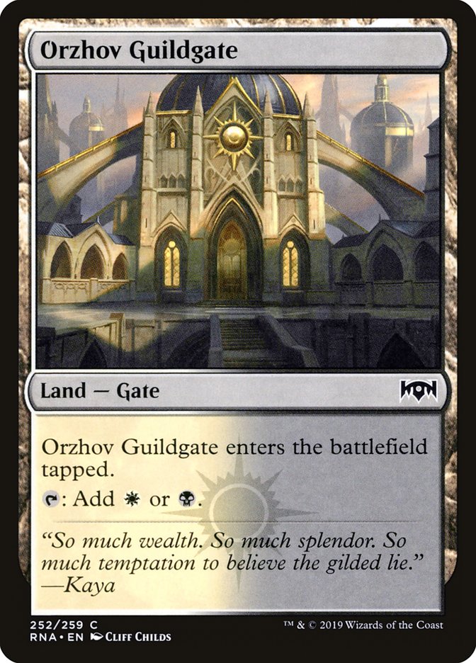 Orzhov Guildgate (252/259) [Ravnica Allegiance] | Gaming Infinity