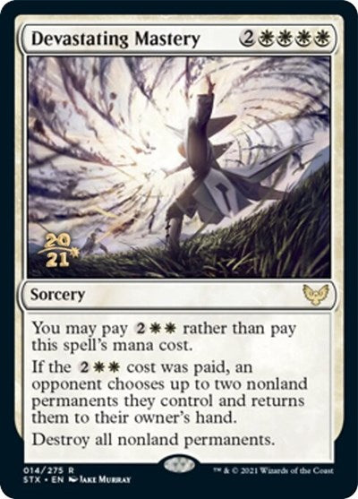 Devastating Mastery [Strixhaven: School of Mages Prerelease Promos] | Gaming Infinity