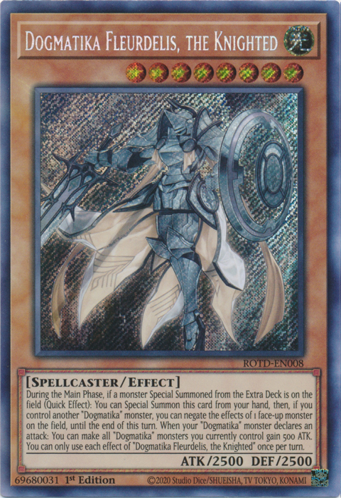 Dogmatika Fleurdelis, the Knighted [ROTD-EN008] Secret Rare | Gaming Infinity