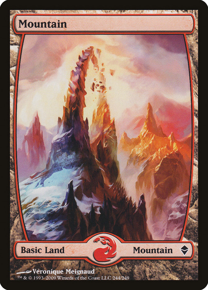 Mountain (244) [Zendikar] | Gaming Infinity