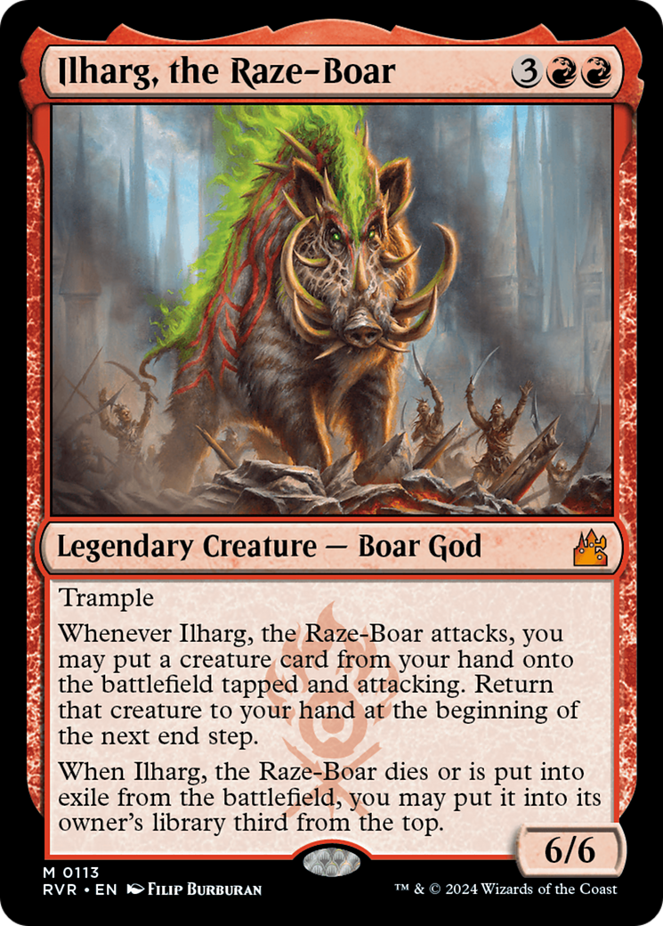 Ilharg, the Raze-Boar [Ravnica Remastered] | Gaming Infinity