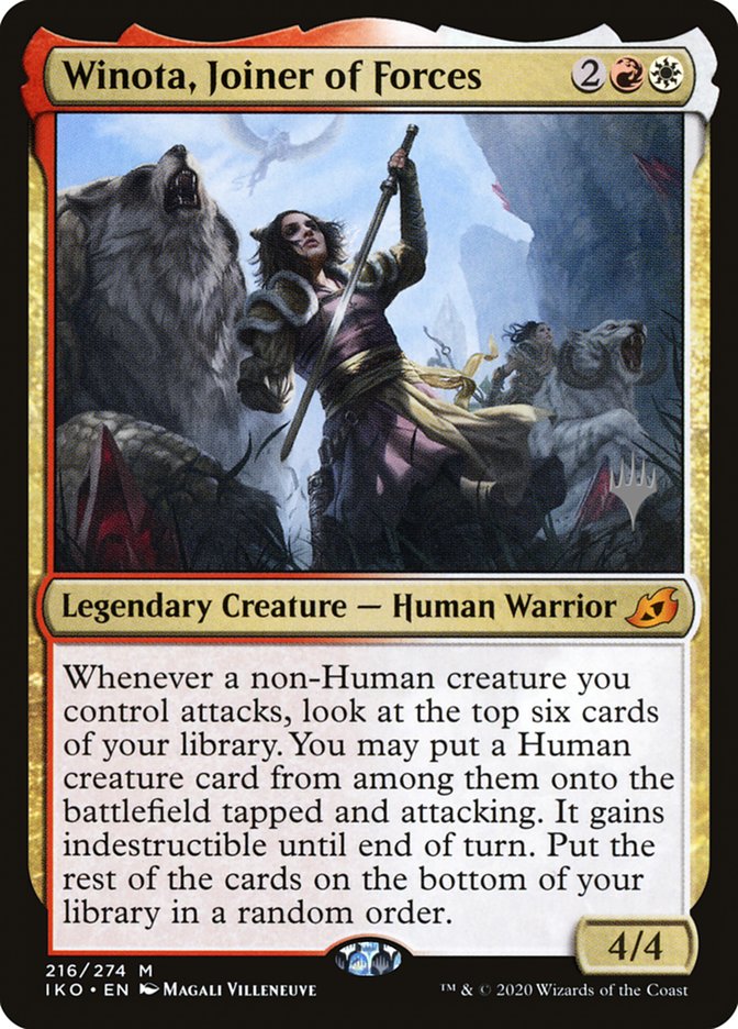 Winota, Joiner of Forces (Promo Pack) [Ikoria: Lair of Behemoths Promos] | Gaming Infinity