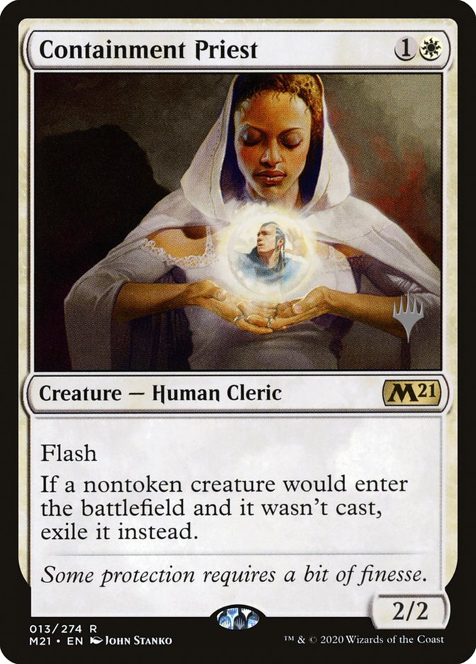 Containment Priest (Promo Pack) [Core Set 2021 Promos] | Gaming Infinity