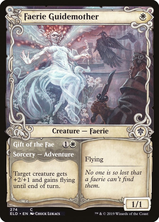 Faerie Guidemother // Gift of the Fae (Showcase) [Throne of Eldraine] | Gaming Infinity