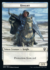 Soldier // Knight Double-sided Token [Dominaria United Tokens] | Gaming Infinity