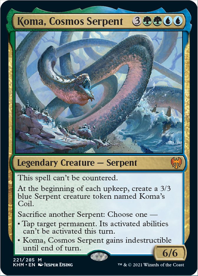 Koma, Cosmos Serpent [Kaldheim] | Gaming Infinity