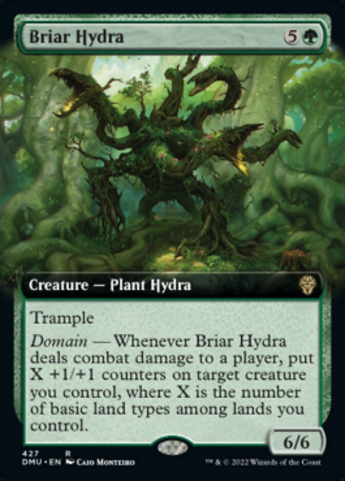 Briar Hydra (Extended Art) [Dominaria United] | Gaming Infinity