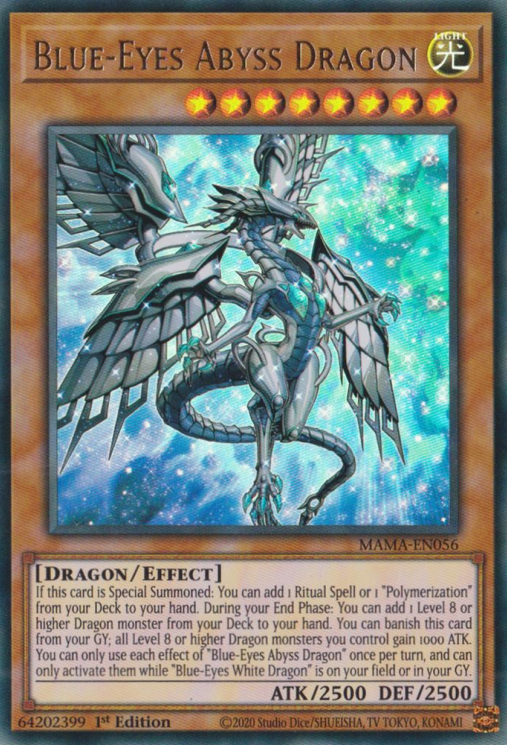 Blue-Eyes Abyss Dragon [MAMA-EN056] Ultra Rare | Gaming Infinity