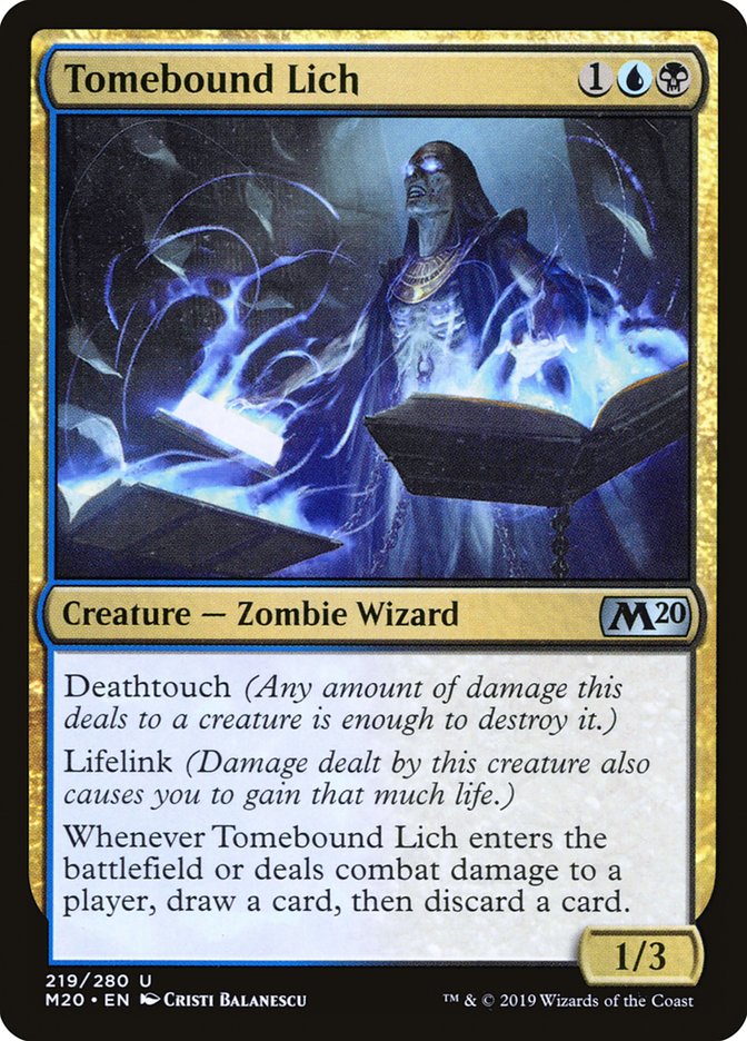 Tomebound Lich [Core Set 2020] | Gaming Infinity