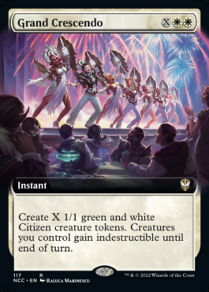 Grand Crescendo (Extended Art) [Streets of New Capenna Commander] | Gaming Infinity