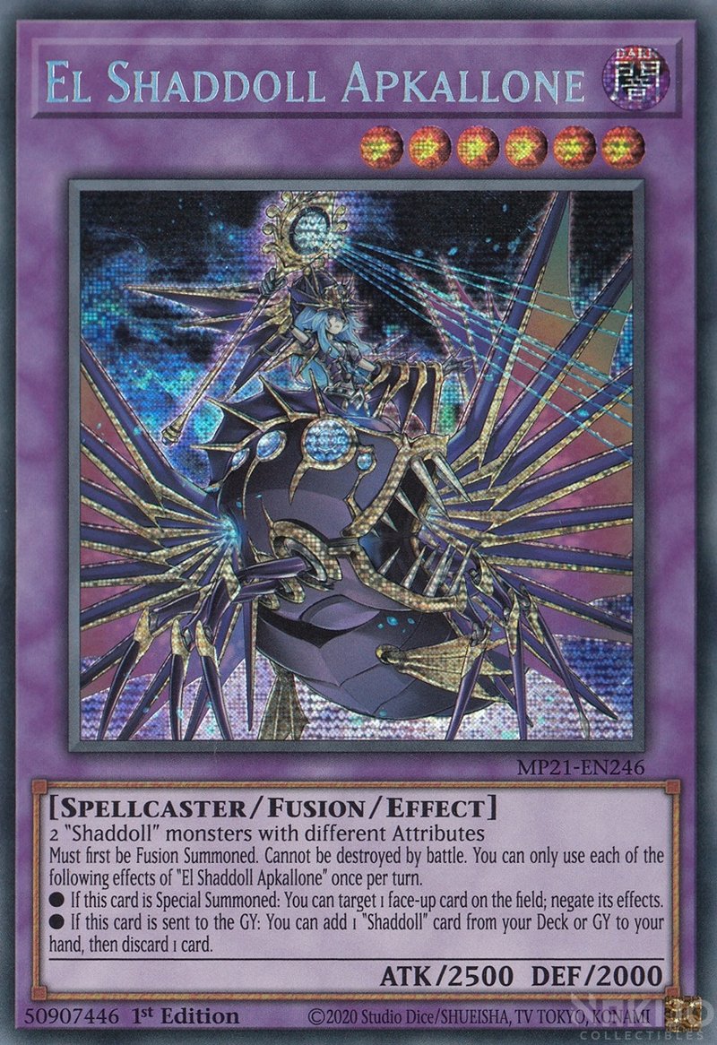 El Shaddoll Apkallone [MP21-EN246] Prismatic Secret Rare | Gaming Infinity