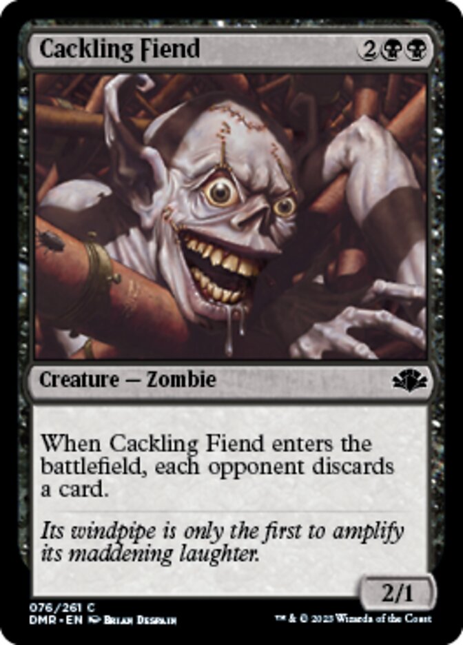 Cackling Fiend [Dominaria Remastered] | Gaming Infinity