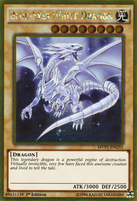 Blue-Eyes White Dragon [MVP1-ENG55] Gold Rare | Gaming Infinity