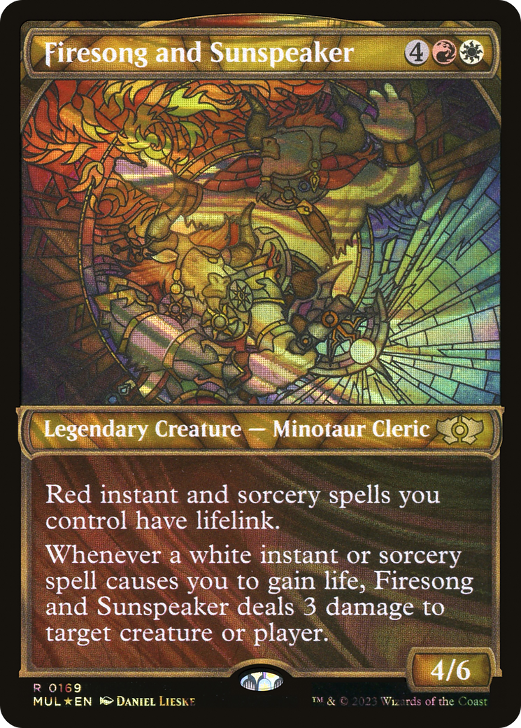 Firesong and Sunspeaker (Halo Foil) [Multiverse Legends] | Gaming Infinity