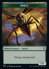 Spider // Insect Double-sided Token [Commander Legends: Battle for Baldur's Gate Tokens] | Gaming Infinity