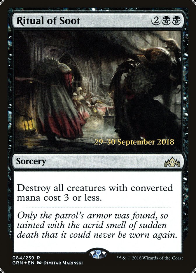Ritual of Soot  [Guilds of Ravnica Prerelease Promos] | Gaming Infinity