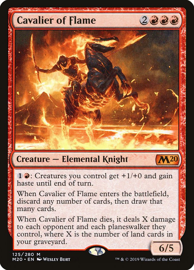 Cavalier of Flame [Core Set 2020] | Gaming Infinity