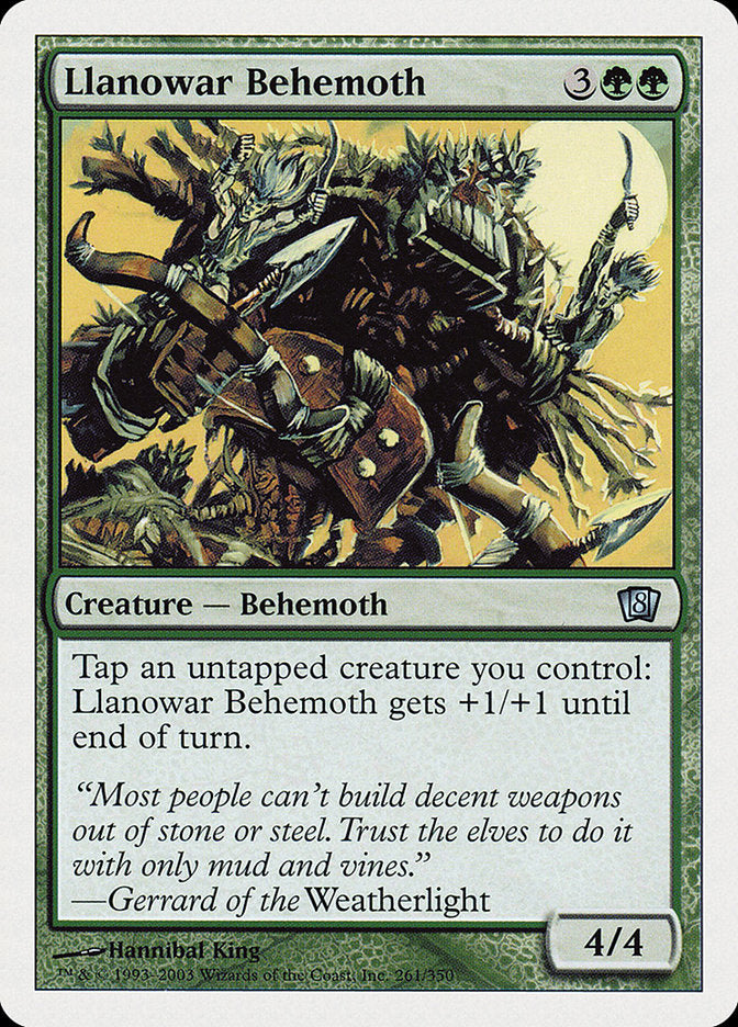 Llanowar Behemoth [Eighth Edition] | Gaming Infinity