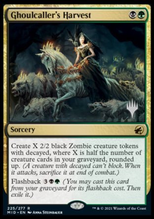 Ghoulcaller's Harvest (Promo Pack) [Innistrad: Midnight Hunt Promos] | Gaming Infinity