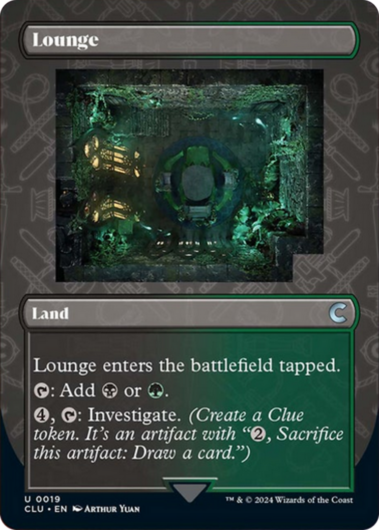 Lounge (Borderless) [Ravnica: Clue Edition] | Gaming Infinity