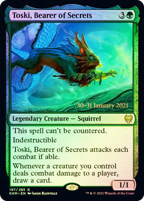 Toski, Bearer of Secrets  [Kaldheim Prerelease Promos] | Gaming Infinity