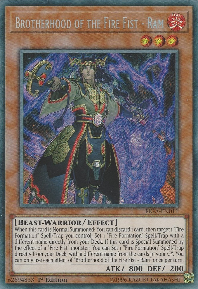 Brotherhood of the Fire Fist - Ram [FIGA-EN011] Secret Rare | Gaming Infinity